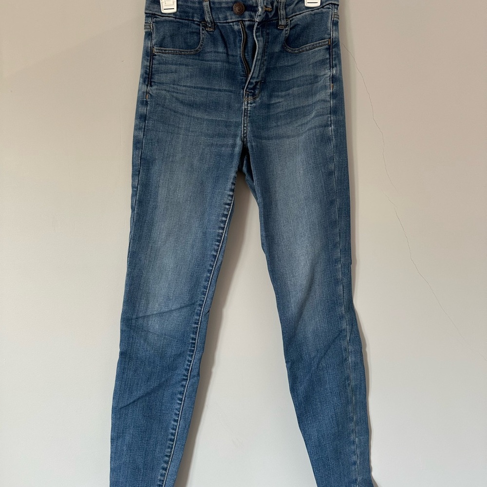 American Eagle Outfitters Blue Skinny Jeans